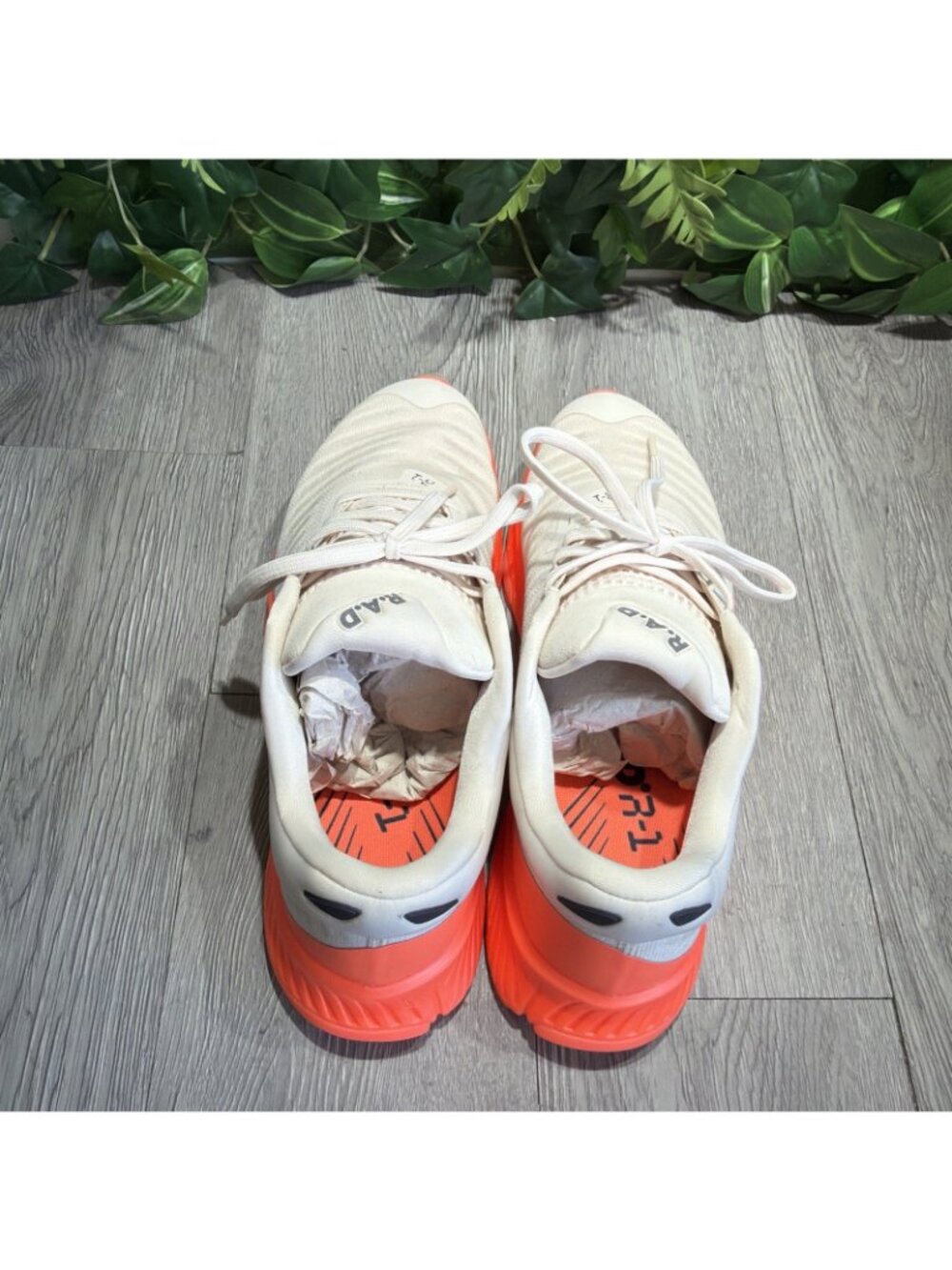 RAD R-1 Sunset Orange Mens Size 9.5 Running Shoes - Picture 7 of 13